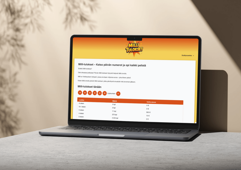 Milli Lotto client testimonial highlighting web design by Otterly Creatives