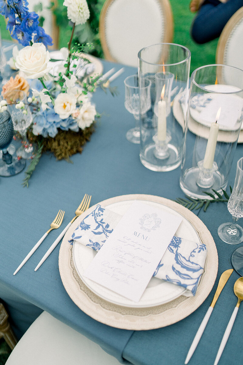 Elegant Outdoor Reception Setup at The Resort at Pelican Hill