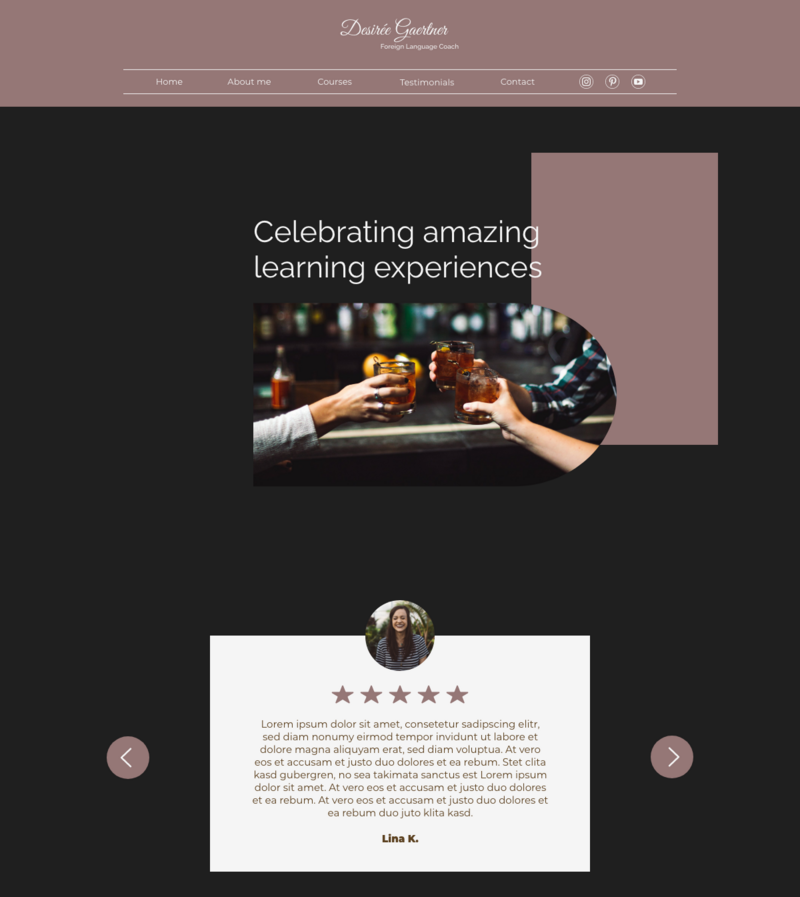 Testimonials – Dark