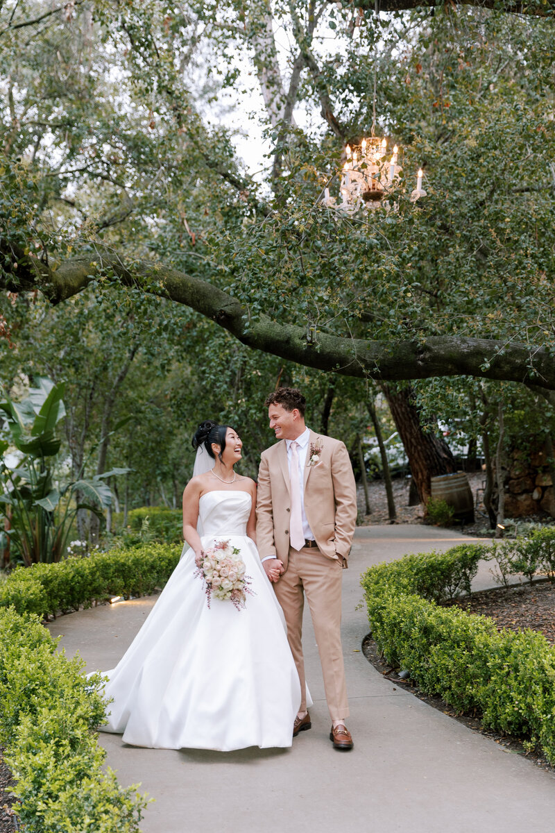 A couple during their first dance