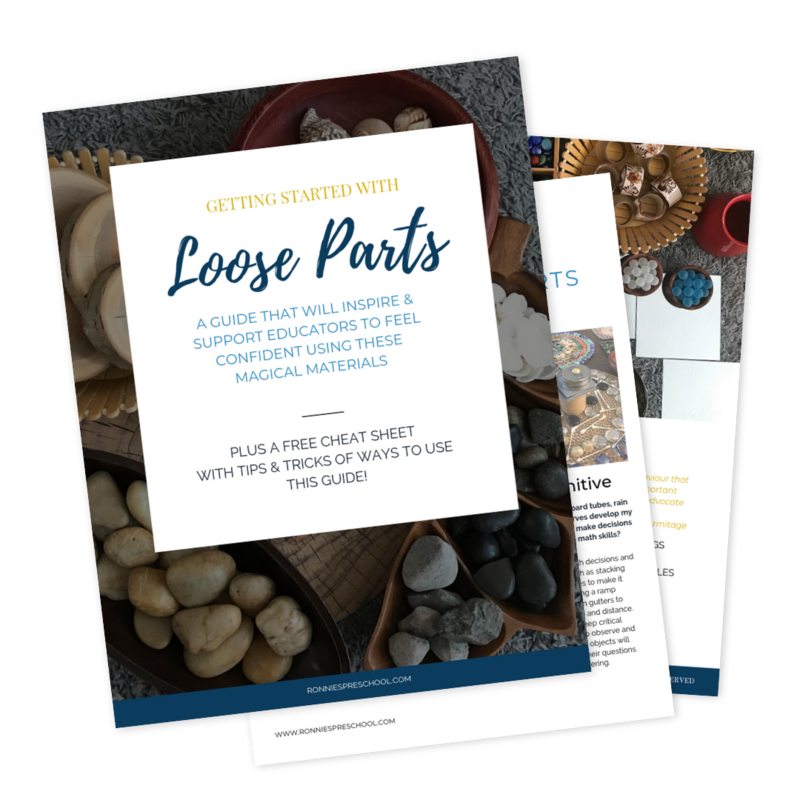 A free download of what to collect for loose parts play