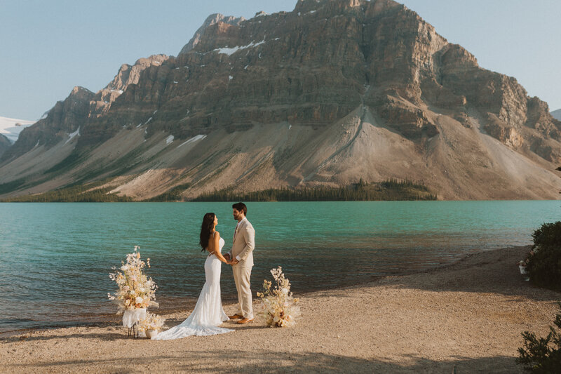 mountain couples session in Banff National Park, Alberta