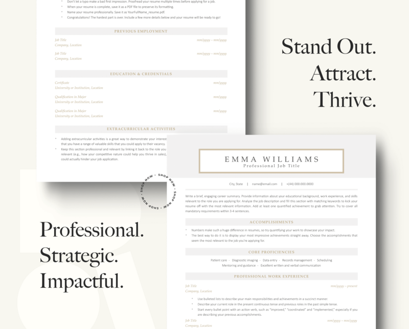 ATS-FRIENDLY RESUME + COVER LETTER