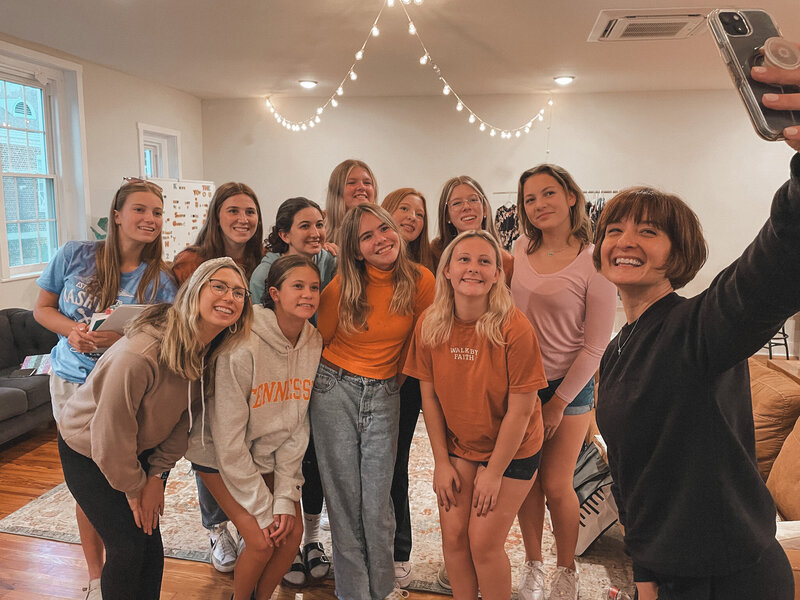 group of women smiling