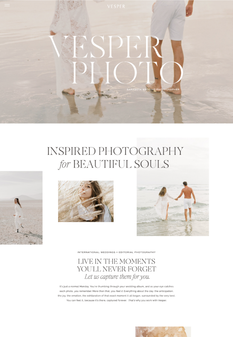 Showit Website Template Tonic Site Shop Vesper 3