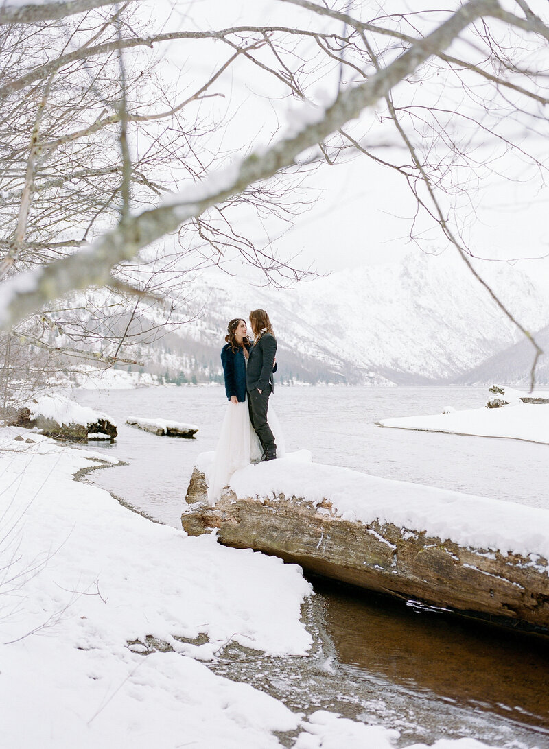 Stephanie and Trevor - Mount St Helens Elopement - Kerry Jeanne Photography (258)