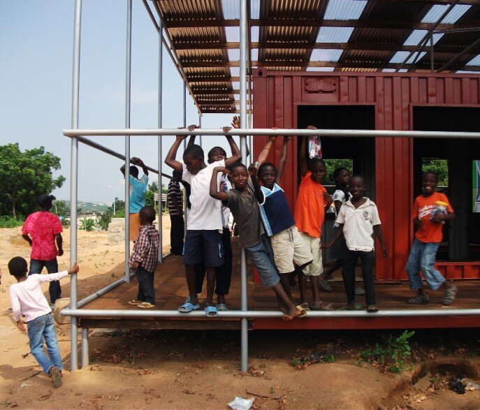 The Oguaa Football for Hope Centre in Cape Coast, Ghana, was built in 2011.