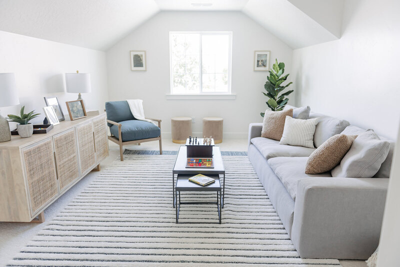 High quality lounge furniture including sofa, chairs, coffee tables and sideboard. Available for pickup in Lehi, Utah.