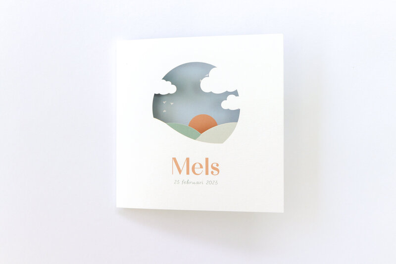 Dubbel-geboortekaartje-met-doorkijkje-Mels-duinen-zon