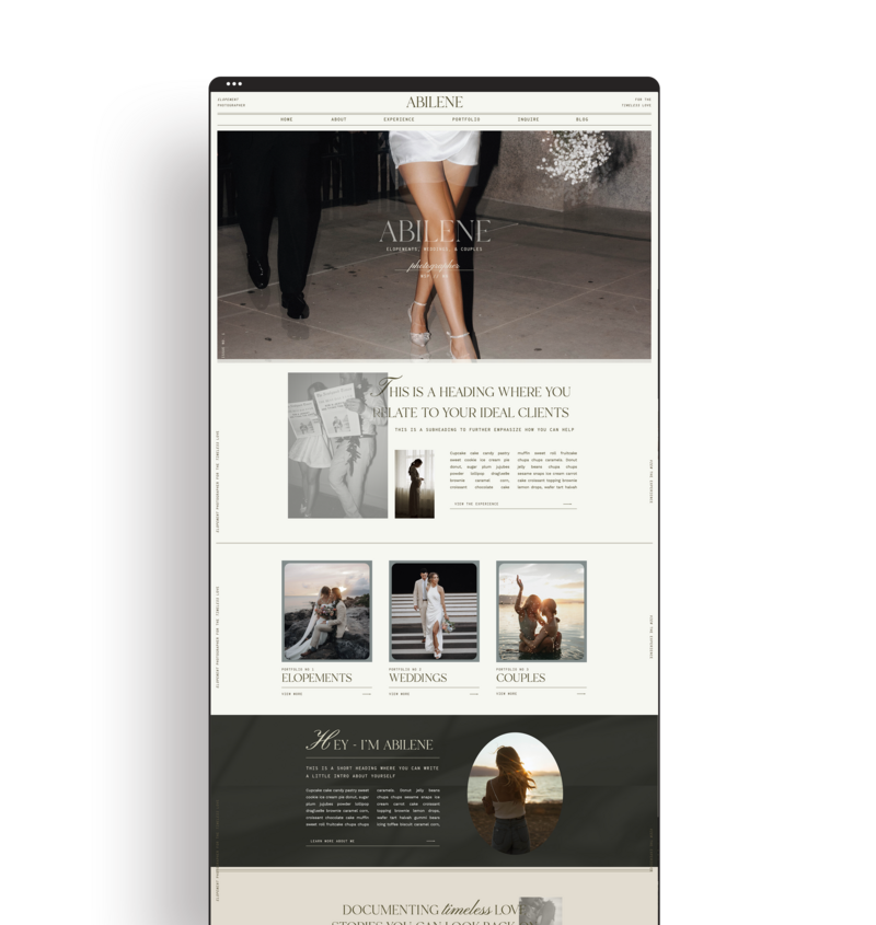 showit templates