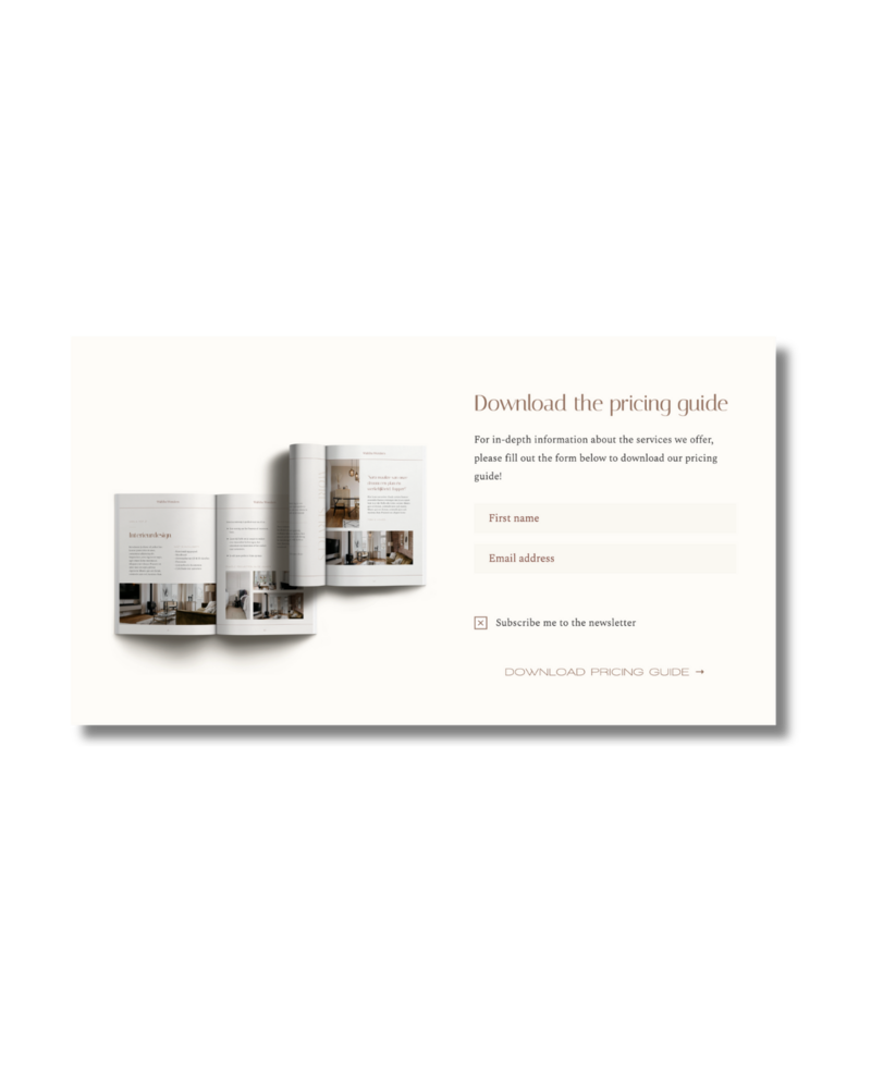 Flodesk opt-in forms Wahiba Wonders 2