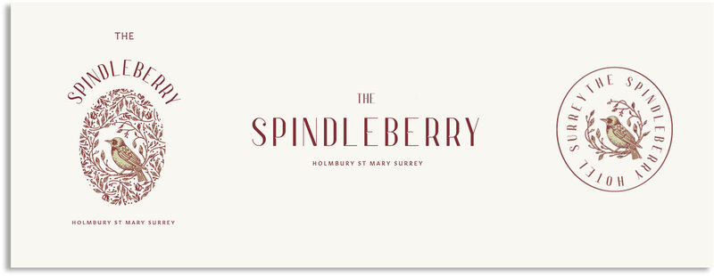 Spindleberry Brand identity Red