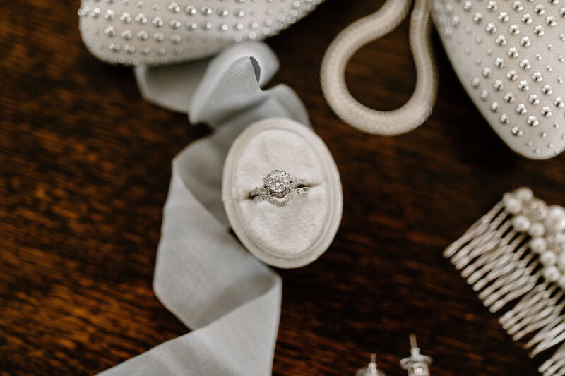 detailed ring shot captured by peoria wedding photographer