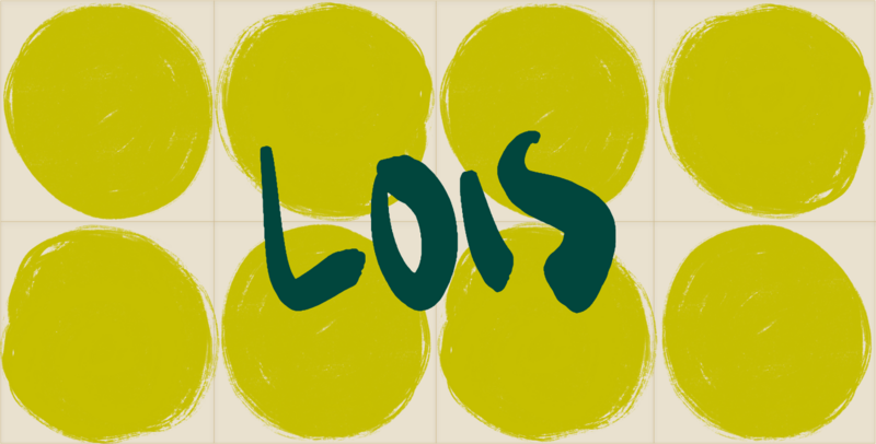 Custom logo and pattern design for Lois brand