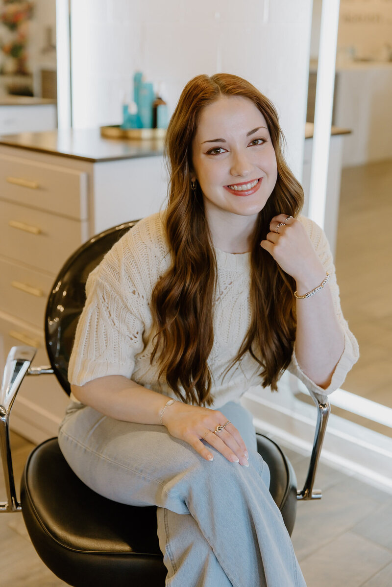 Meet Emory Buchenau, a hair stylist at Amarillo's Mosaic Beauty and Boutique Salon.