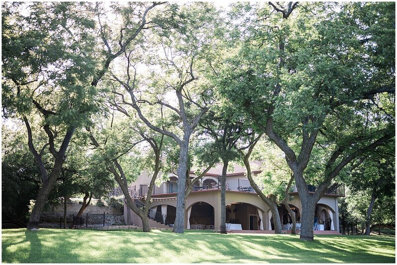Lawn at Messina Inn in Wimberley Texas