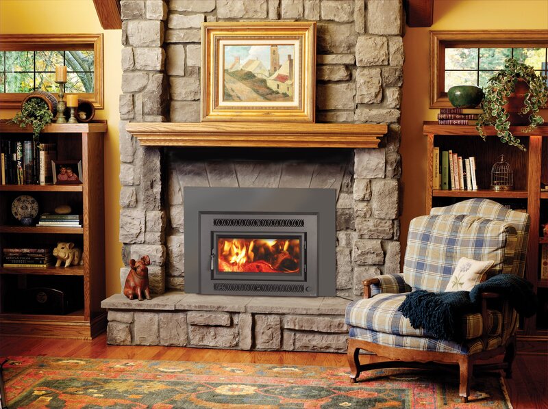 fireplace xtrordinair-medium-flush-wood-insert-north-idaho