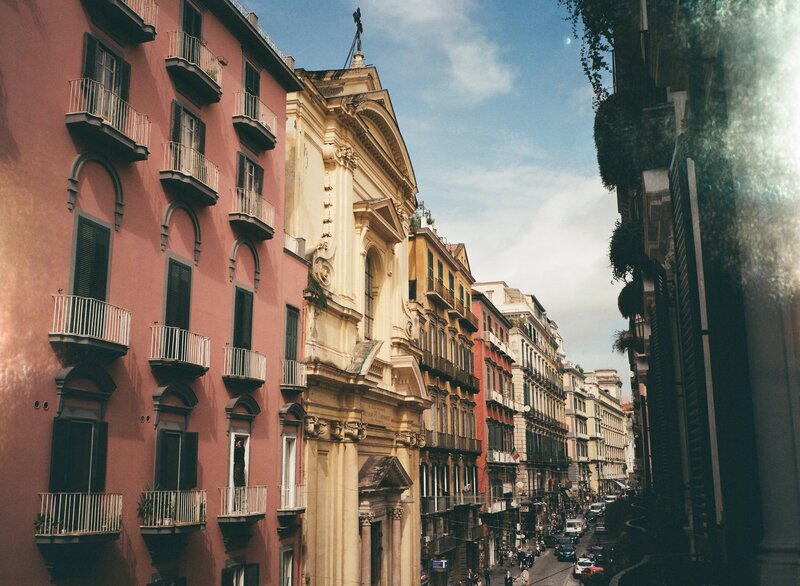 naples italy on 35mm film