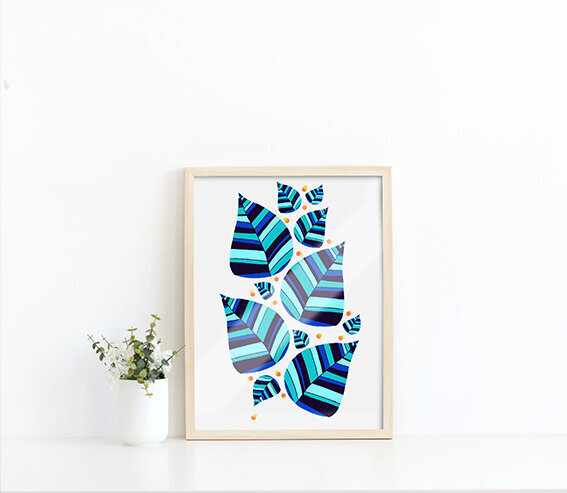 Blue leaves 7thF mock s