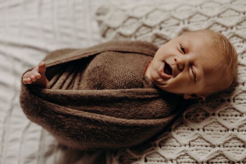 Studio newborn photo