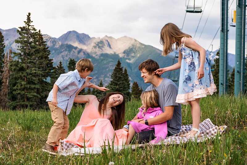 Family photo sesh in Durango