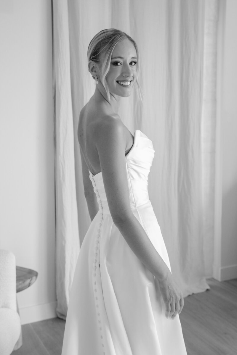 Luxury wedding stationery flat lay photographed in editorial style.