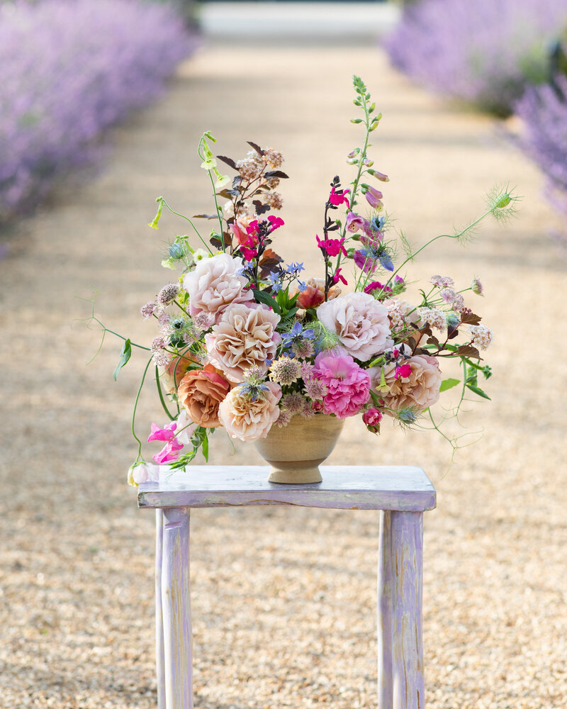 Floral bowl at the retreat at Hutton Wandesley