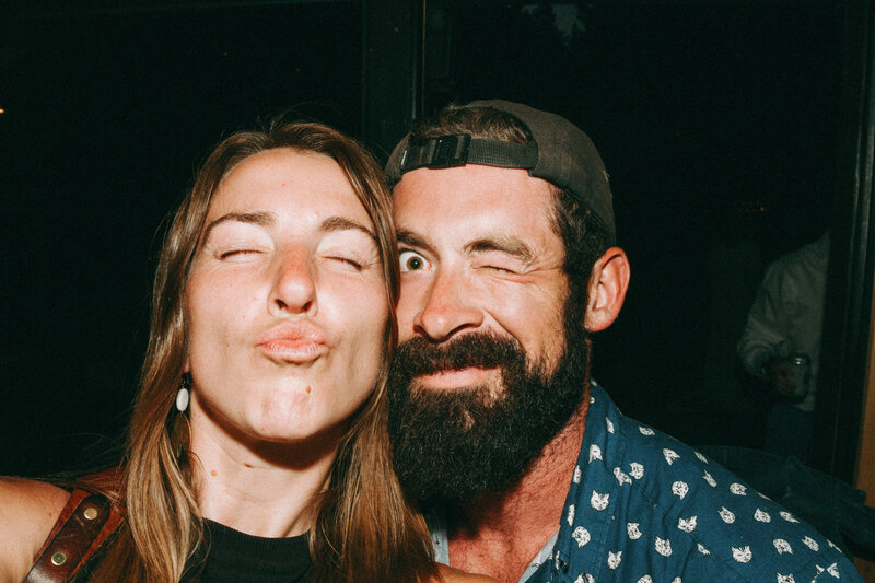 Idaho elopement photographers Baylie and Corey on location