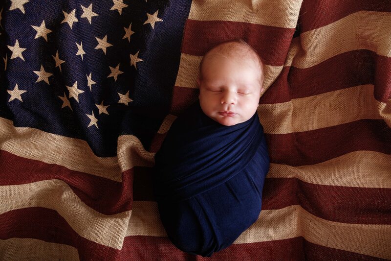 patriotic-newborn