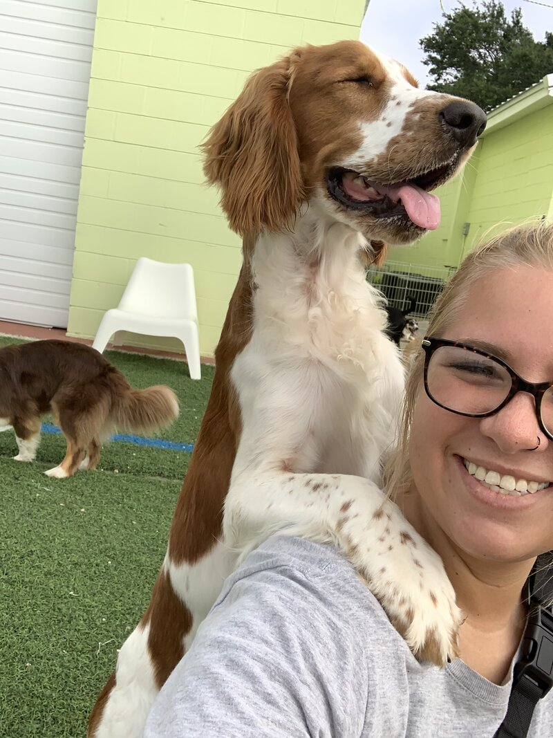 Kaitlyn is the manager of J. Tails Barkyard, Doggy Daycare and Boarding in St. Pete, Florida