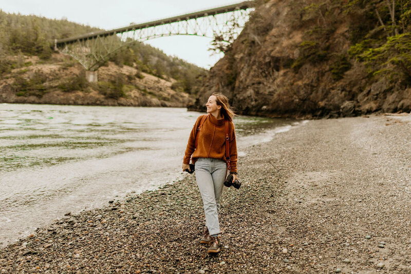 Portrait photography at deception pass Washington