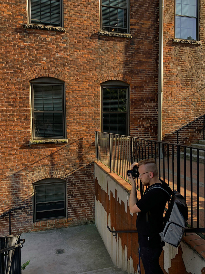 Andrew Donovan Taking Pictures in Lynchburg, VA