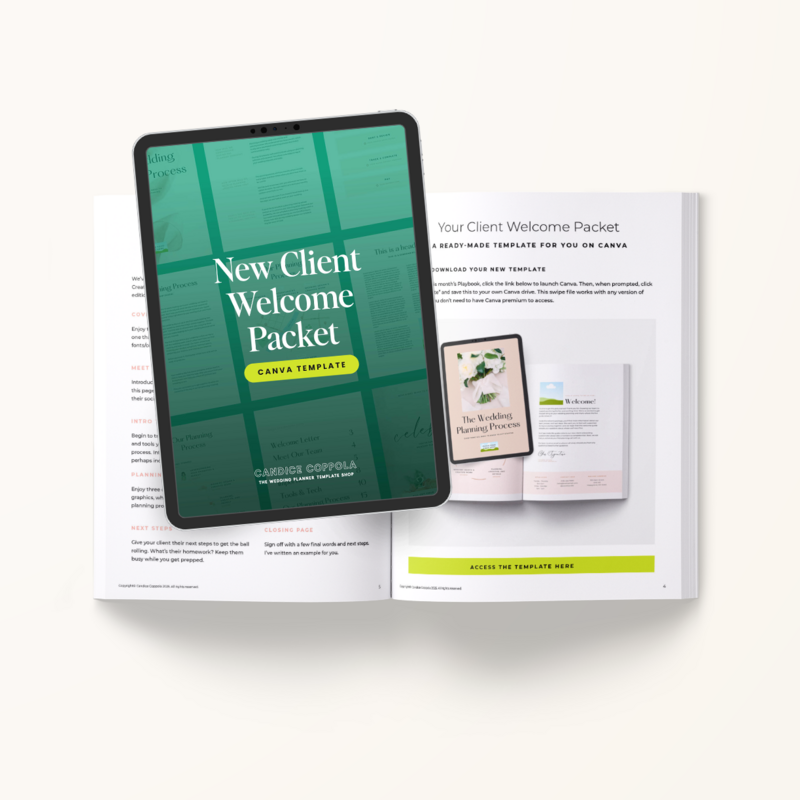 Wedding Planner Onboarding Canva Template 5