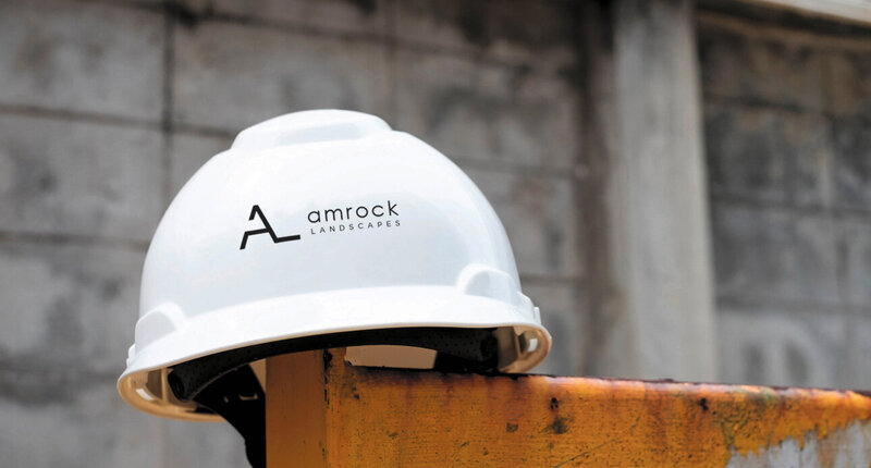 Amrock Landscapes InSeek Identity Branding Social Media Development Construction Brand Design Tradie Signage