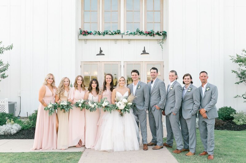 Bridal party in Dallas