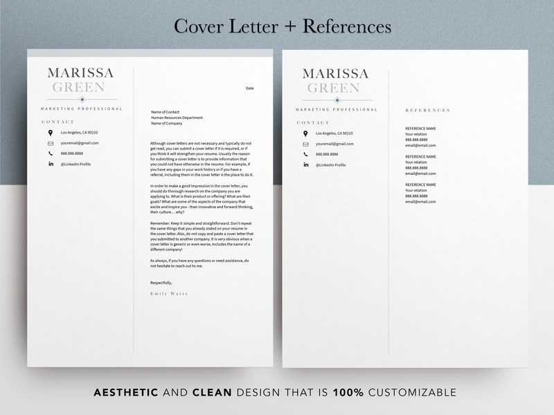 5 Cover Letter & References