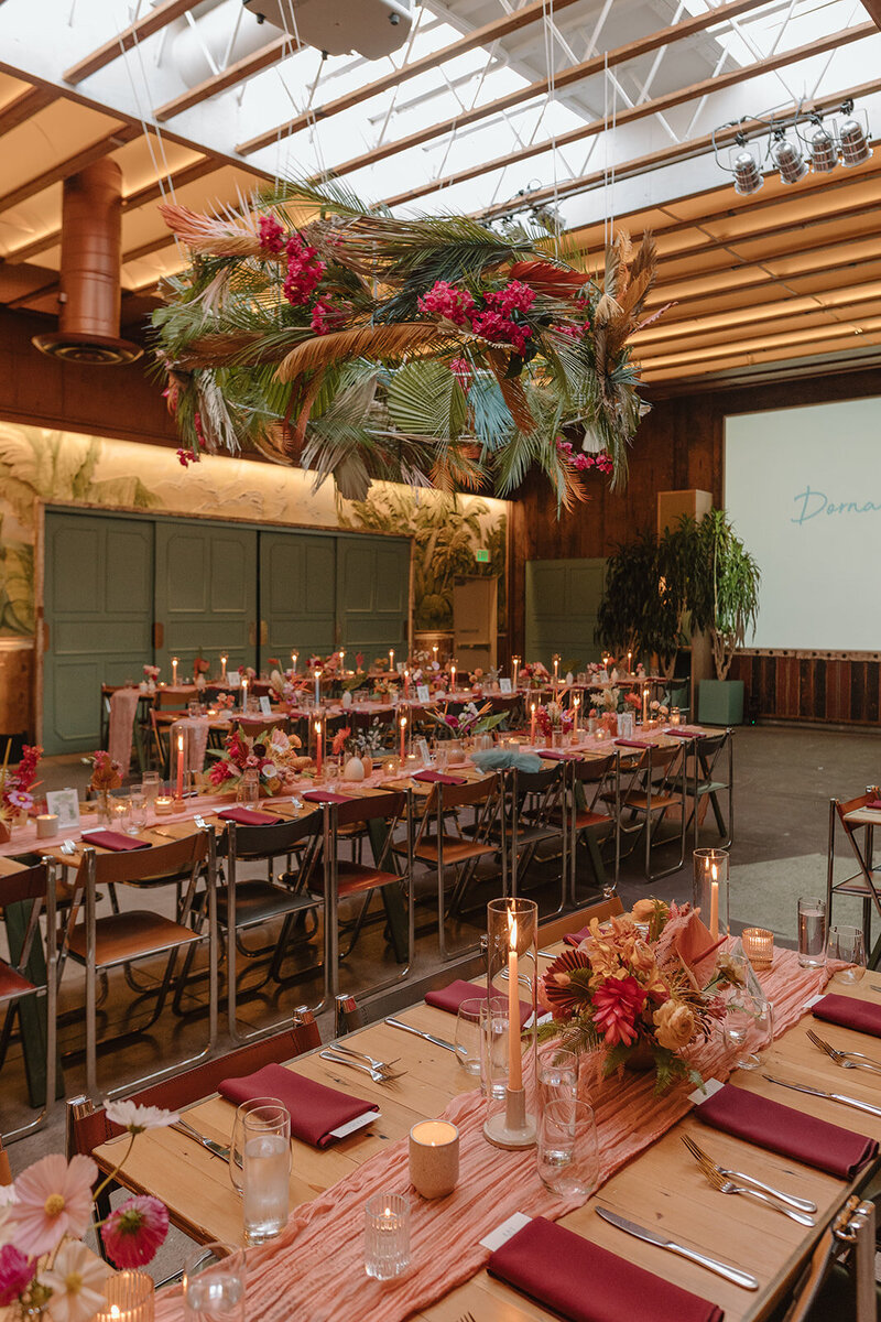 Downtown Los Angeles Wedding Reception at the Valentine