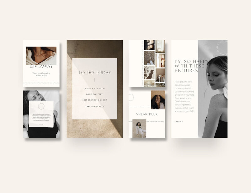 Minimal Instagram templates Wabi Sabi 2