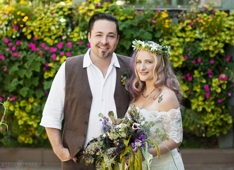 Pretty Denver Garden Venue Denver Botanic Gardens Wedding Photography