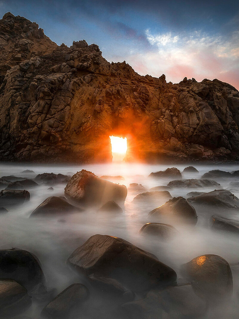 Pfeiffer Beach in Big Sur