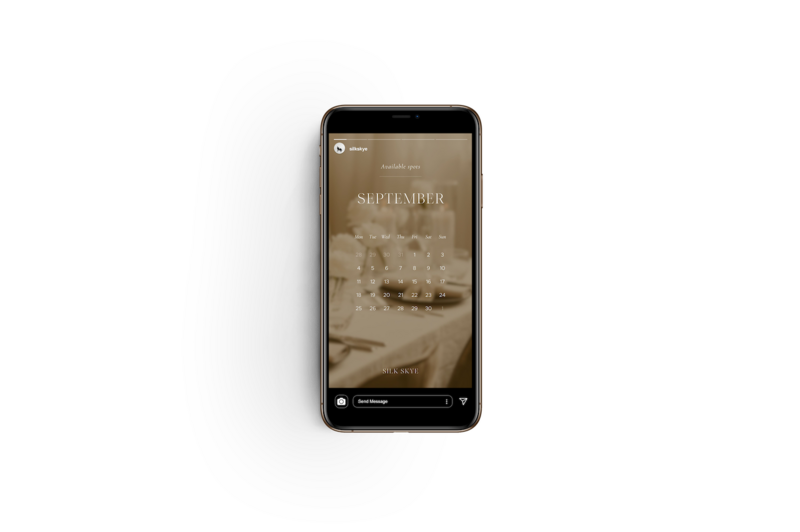 Instagram story template Silk Skye 2