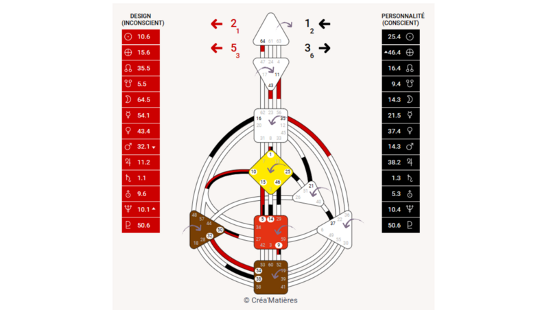 Formation types énergétiques Human Design - Photo de présentation avec un ordinateur portable ouvert sur un bureau