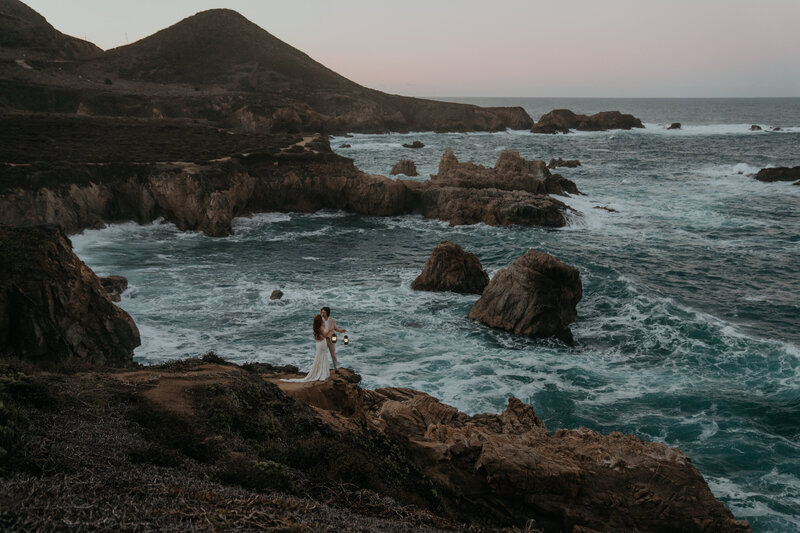 example of where to elope in California on the coast