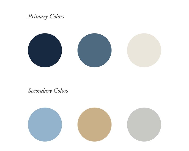 Color Palette for Harbor View Yacht Charter in New York
