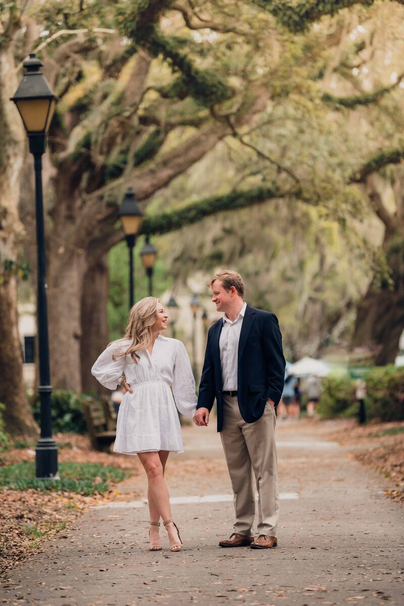006_Forsyth Park Engagement Session Savannah_