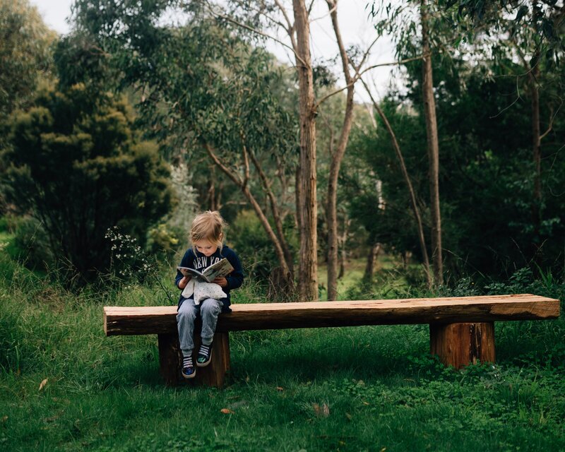 reading outside Day in the life photography family documentary photography Melbourne And So I Don’t Forget