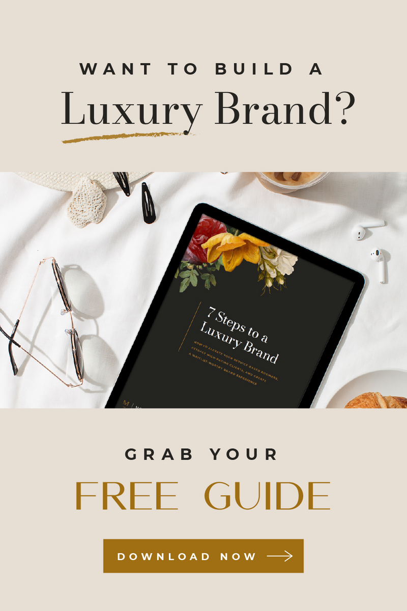 Luxury Guide  Free Download from Moriah Riona Branding