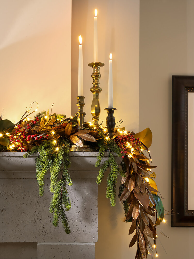 Copy of Holiday Garlands for Mantles