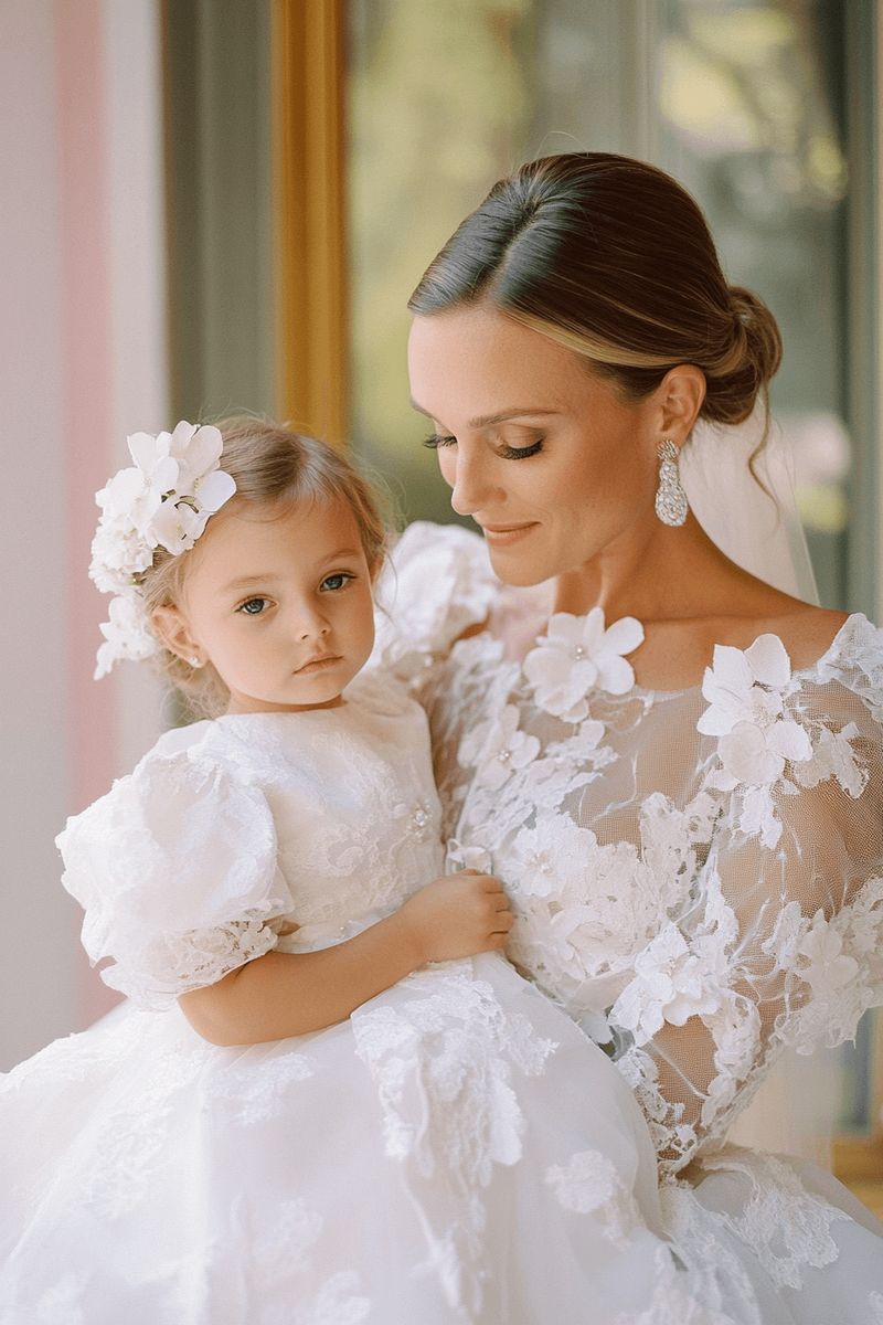 tinted-events-design-and-planning-Lake-Como-italy-wedding-party-portrait-with-flower-girl-tintedevents.com