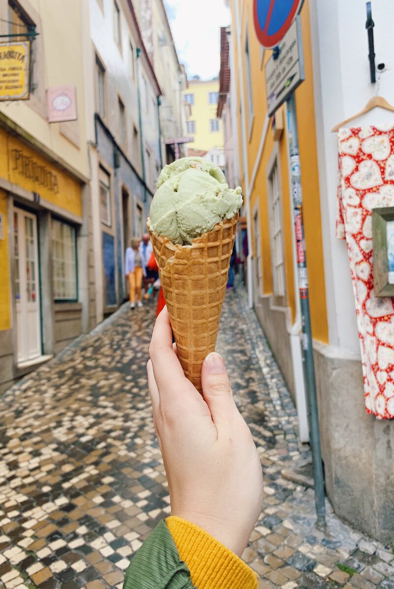 ice cream in Sintra Portugal